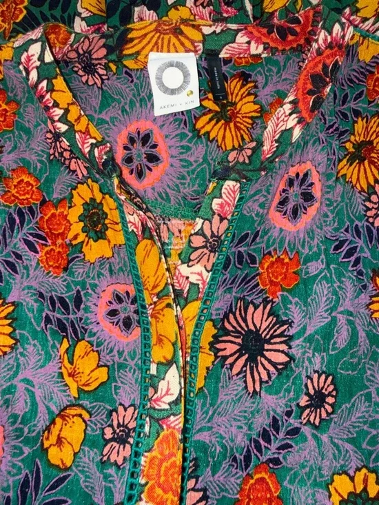 Akemi + Kin By Anthropologie Boho Floral Tunic or Dress - Picture 8 of 8